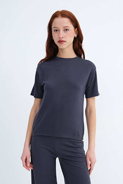 Addax Μπλουζάκι με λαιμόκοψη ποδηλάτου Basic P9019