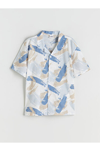 LC Waikiki قميص للأولاد بأكمام قصيرة مطرز من Freezen Store