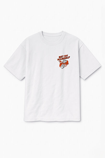 Altair Tr Oversize Unisex Bet on Yourself Printed T-Shirt