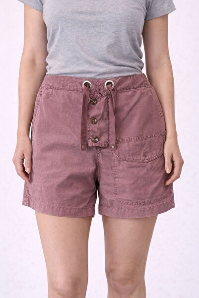 FBI Women's casual dusty pink shorts with Pocketed