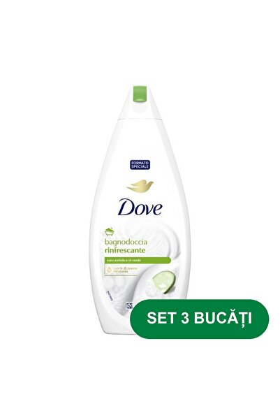 Dove SET 3 PIECES - Refreshing Shower Gel 750 ml