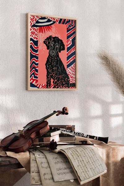 Artiera Εξαιρετικός πίνακας ζωγραφικής με λουλούδια κοραλλιών και σχέδιο στο ...