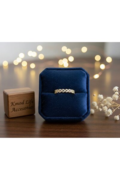 Kmod Life Heart Patterned Steel Ring - Adjustable