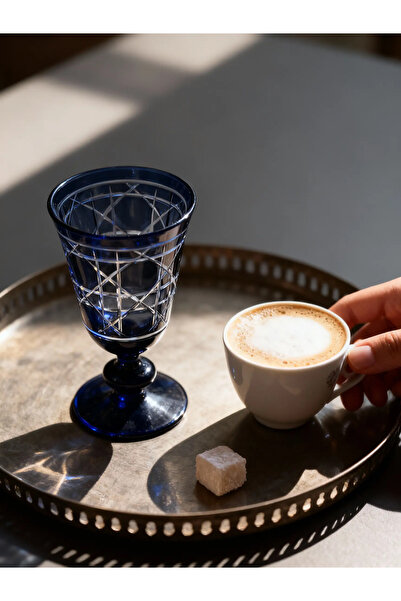 Margerie Crystal Goods Margerie Gloria El Kesme Kristal Kadeh 200cc | Kahve Y...