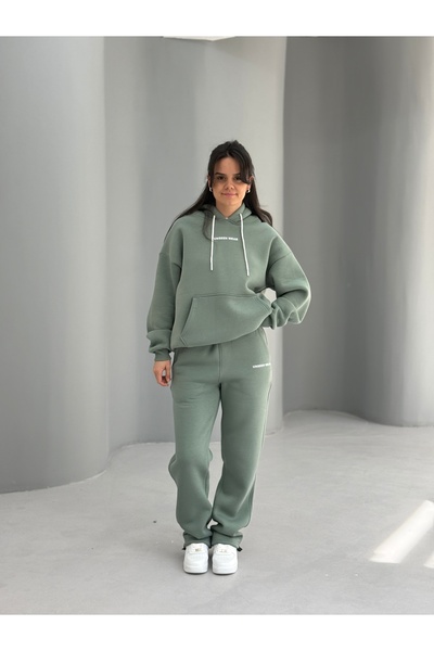 Combineman35 Set de trening pentru femei, 2 piese, cu imprimeu de calitate pr...