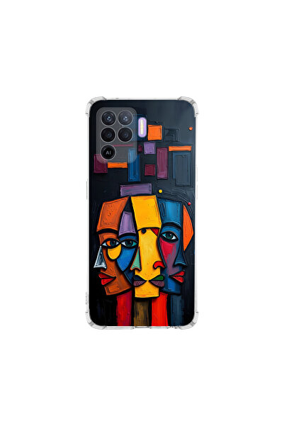 PrintiFy حافظة حماية للزوايا متوافقة مع هاتف Oppo A94 بتصميم Metamorphosis Tr...