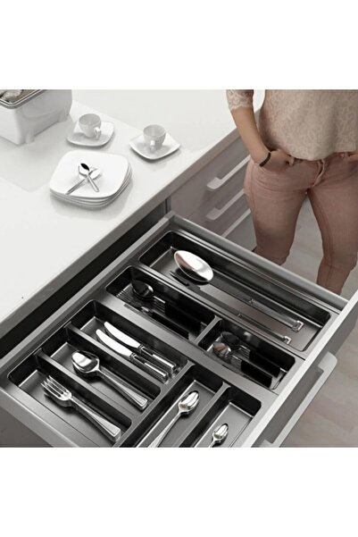 FeyzaDesign Çekmece İçi Kaşıklık Düzenleyici, 54x48 cm, Yanlar ve Boydan Kesi...