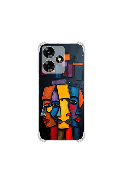 PrintiFy حافظة حماية للزوايا متوافقة مع هاتف infinix Hot 30 بتصميم Metamorpho...