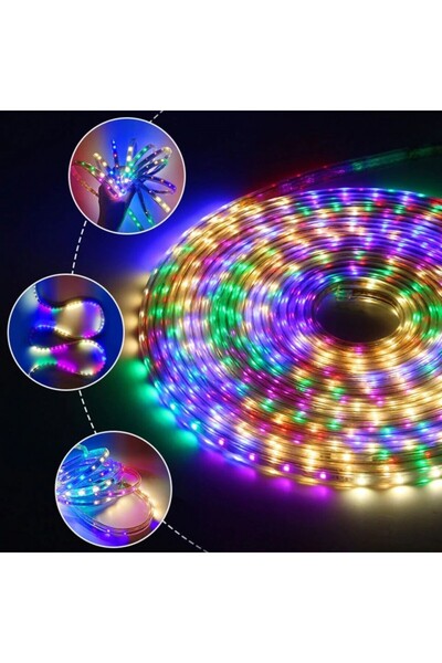 Vivendo Furtun LED 20m SMD Vivendo®, Exterior, Flexibil, Multicolor