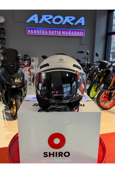 Shiro MOTOSİKLET KASK YARIM