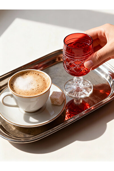 Margerie Crystal Goods كوب قهوة مارجيرى أوليا بوهيميا كريستال مقطوع يدويًا سع...