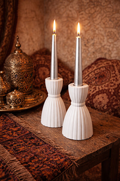 BYRM Şamdan / Mumluk Seti (Mumlar Dahil Değildir)