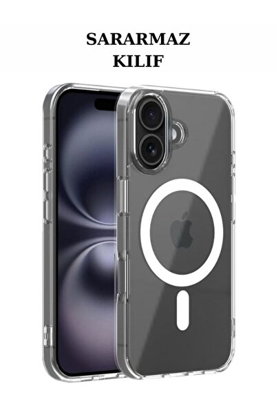 Massemr حافظة OBMOC صلبة وشفافة متوافقة مع iPhone 16، حافظة MagSafe Premium م...