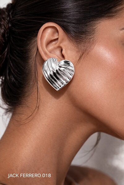 Jack Ferrero Heart Nails Earrings