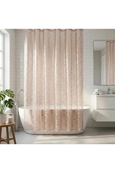 Generics Midrodlle Shower Curtain, 180W x 200H cm, Waterproof & Mold-resistan...