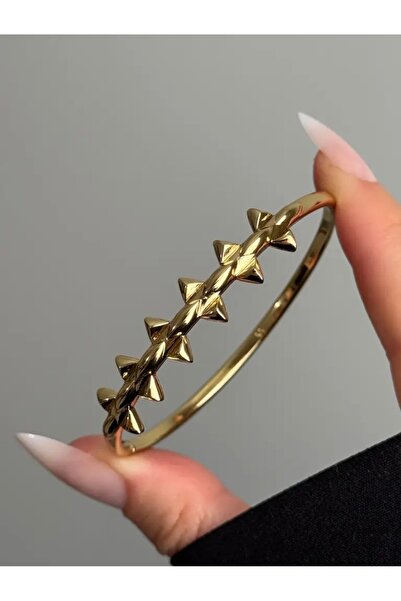 LUMI TAKI-SAAT Xpng Steel Gold Handcuff Bracelet