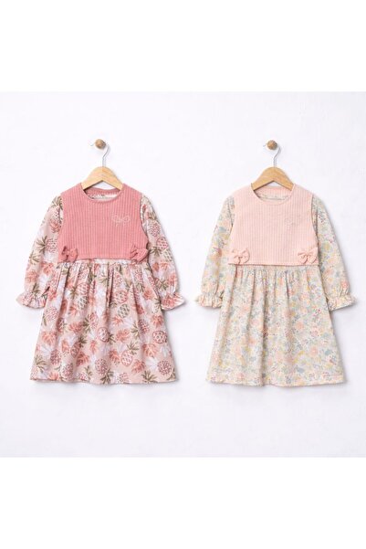 Air 2 li bolerolu çocuk elbise