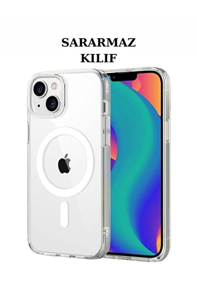 Massemr حافظة OBMOC صلبة وشفافة متوافقة مع iPhone 14، حافظة MagSafe Premium م...