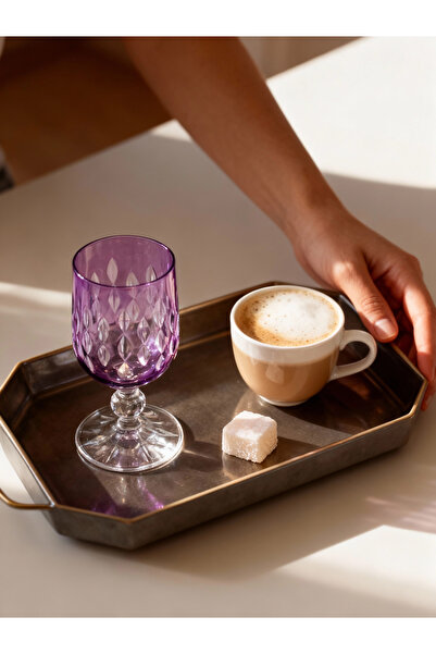 Margerie Crystal Goods كوب قهوة مارجيري رويال بوهيميا كريستال مقطوع يدويًا سع...