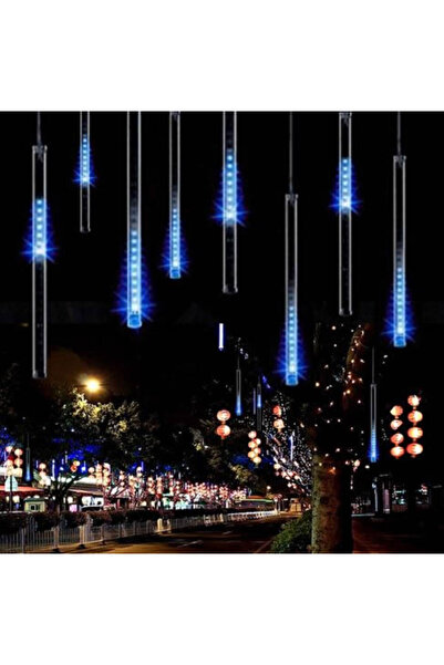 Vivendo Instalatie LED Tub Luminos Tip Ploaie Meteoriti Vivendo® – 8 Tuburi, ...