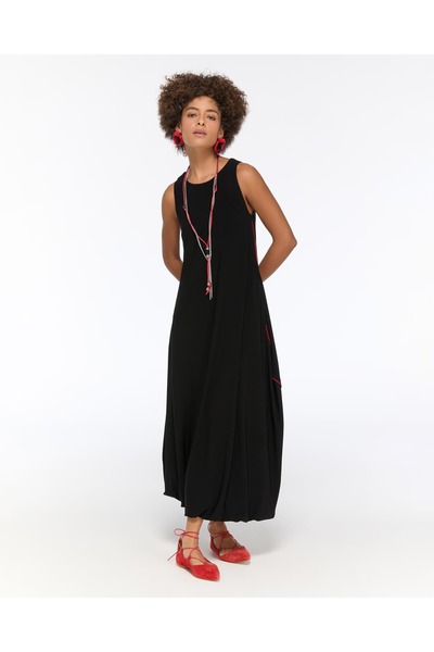 LAMANTE Çizgi Detaylı Elbise