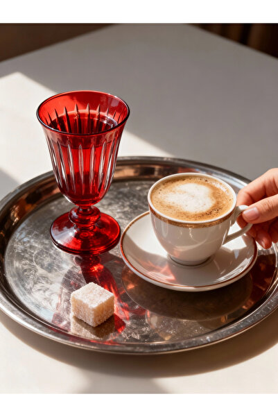 Margerie Crystal Goods Margerie Stella El Kesimi Tasarım Kadeh 200cc | Kahve ...