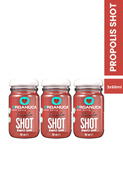 Organuca Organik Propolis Shot 60 ml 3lü Paket
