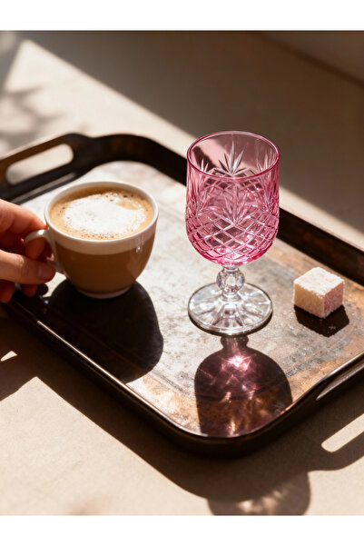 Margerie Crystal Goods Margerie Ara Bohemia Crystal Hand-Cut Coffee Side Wate...