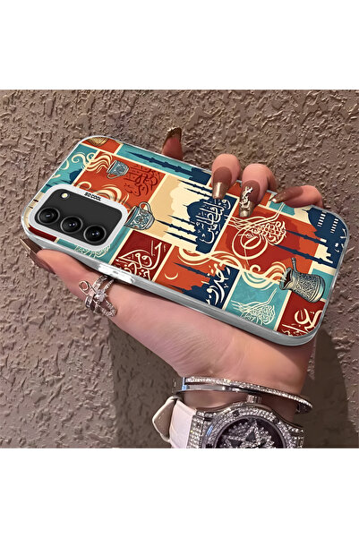 CHICASELUX حافظة هاتف من السيليكون ذات حافة صلبة وظهر صلب متوافقة مع هاتف سام...