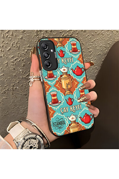 Hontinga حافظة هاتف سامسونج جالاكسي M34 5G متوافقة مع الحواف السيليكونية الصل...