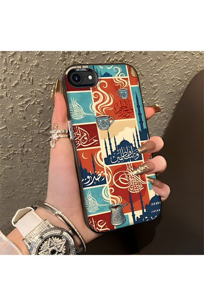 Hontinga iPhone 7 Compatible Silicone Edge Hard Back Anti-Fall Phone Case Tra...