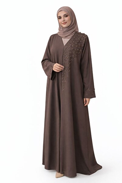 Ophelia Elegant Floral Embroidered Modest Maxi Dress Luxury Islamic Occasion ...