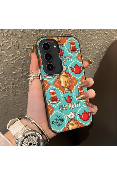 Hontinga حافظة هاتف سامسونج جالاكسي S23 متوافقة مع حافة السيليكون الصلبة والم...