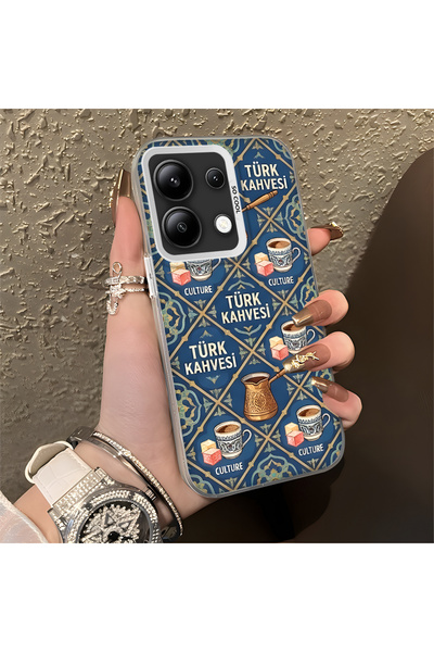 Hontinga Redmi Note 13 Compatible Silicone Edge Hard Back Anti-Fall Phone Cas...