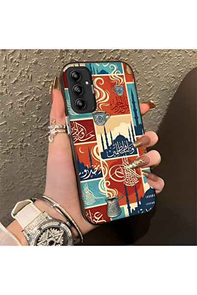 Hontinga حافظة هاتف سامسونج جالاكسي A14 4G متوافقة مع الحواف السيليكونية الصل...