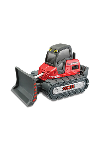 Genel Markalar Maisto İnşaat Araçları Kırmızı İş Makinası Metal Gövdeli 11 cm