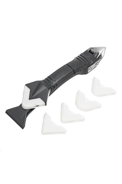 XtmGoods Kit racleta de etansare silicon, Set Spaclu Finisare Silicon cu 5x V...