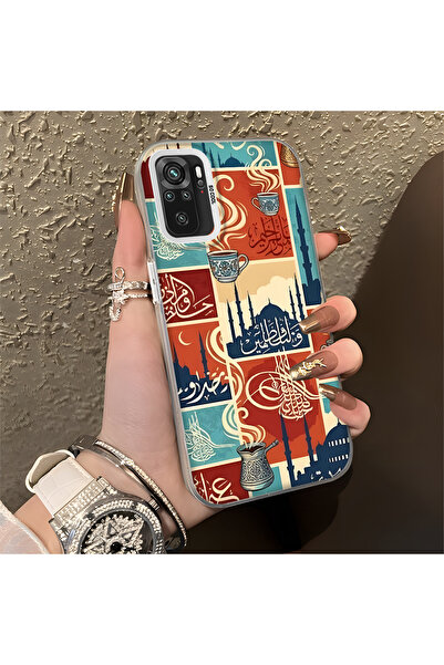 Hontinga Redmi Note 10 Compatible Silicone Edge Hard Back Anti-Fall Phone Cas...