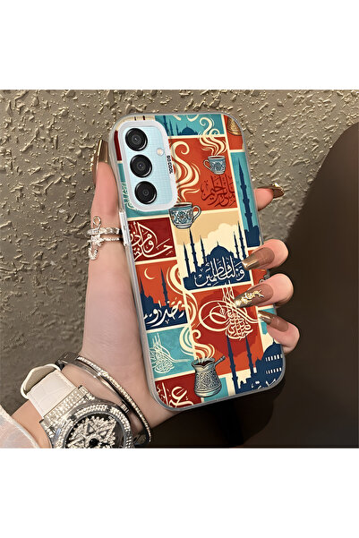 Hontinga حافظة هاتف سامسونج جالاكسي M15 متوافقة مع الحواف السيليكونية الصلبة ...