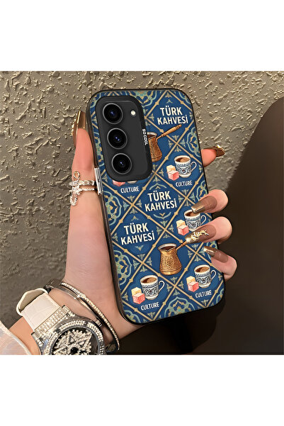 Hontinga حافظة هاتف سامسونج جالاكسي S23 متوافقة مع الحواف السيليكونية والخلفي...