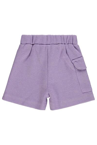 Civil Baby Pantaloni scurți cu buzunare simple 6-18 luni - Liliac 18-24 luni