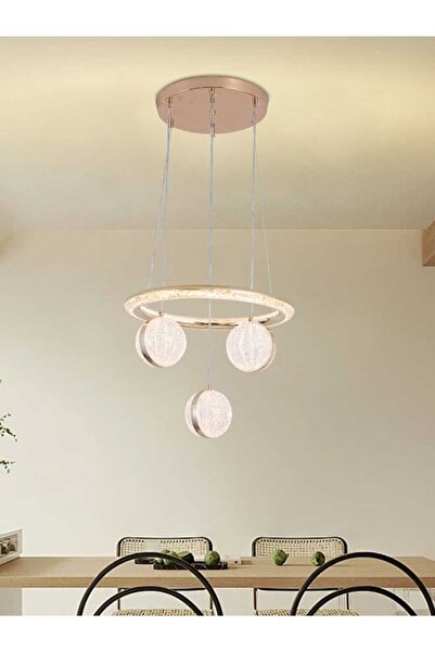 best power LED Pendant Lights, 3 Lights, Gold