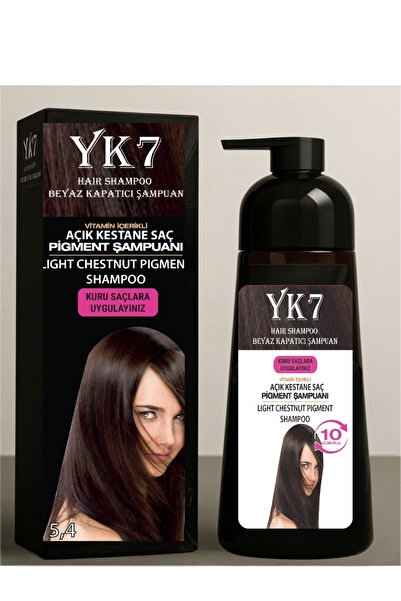 yk7 kozmetik yk7 Beyaz Kapatıcı Hızlı Boya 13 Renk Seçeneği Şampuan 300 ml.