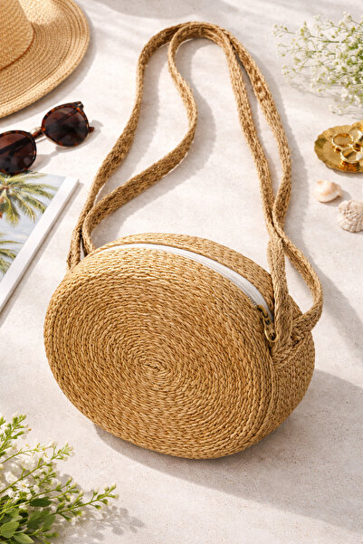 LEONEV Hasır omuz çantası