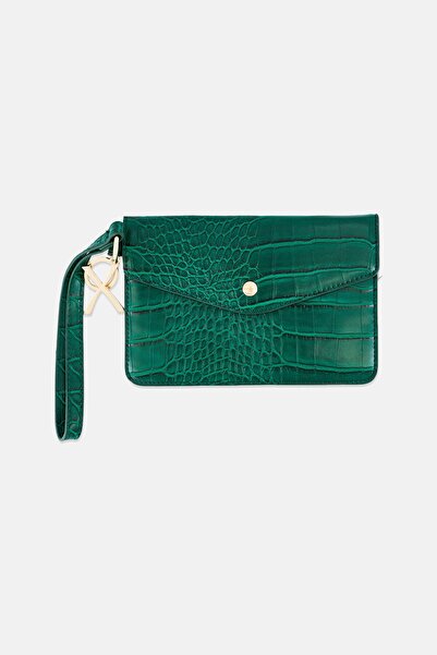 Don't Call Me Jennyfer Women Textured Wallet, Green