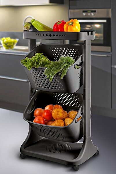 FeyzaDesign Çok Katlı Sepet Organizeri, Pratik ve Şık Depolama Çözümü