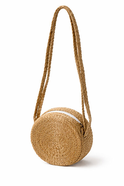 LEONEV Straw shoulder bag