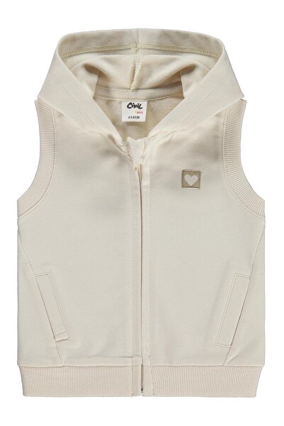 Civil Baby Plain Basic Hearted Vest 6-18 Months - Beige 18-24 Months
