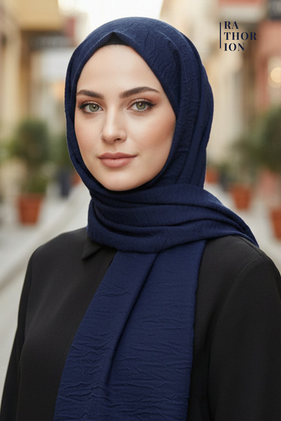 rathorion Bambu Kraş Lacivert Şal