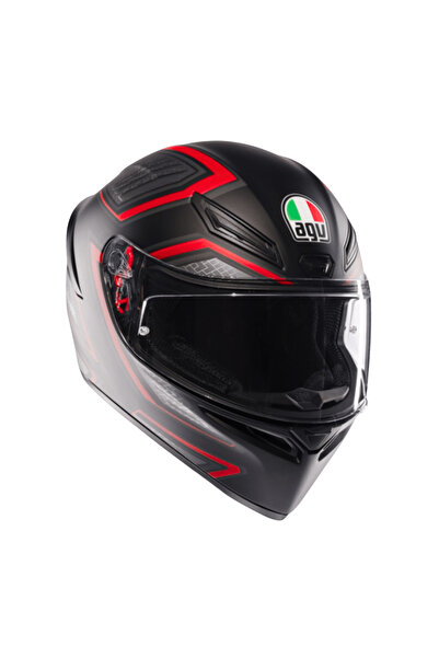 AGV KASK/K1 S E2206 SLING MATT BLACK PINK CONFİGURATİON